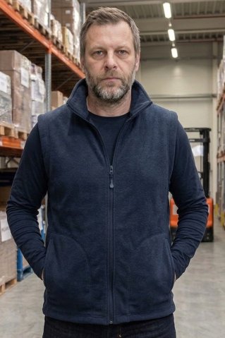 Fleece vest EWIDENT - premium navy