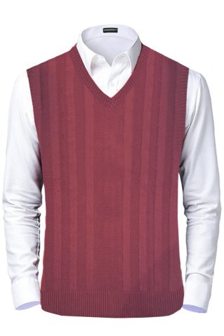 Herren Strickweste HajduBB Burgund