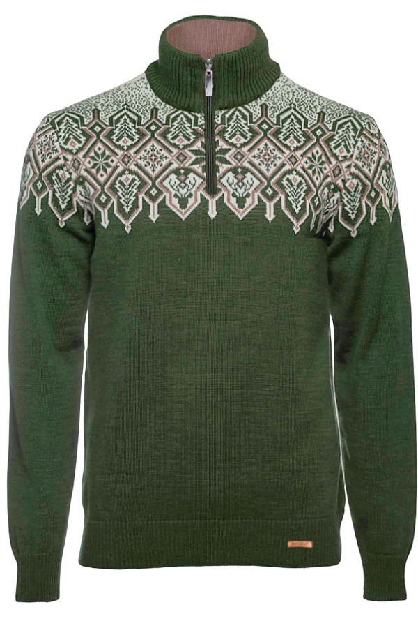 Zelen norveški pulover Winti-Z