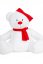 Plyšový vianočný snehuliak  - vian563