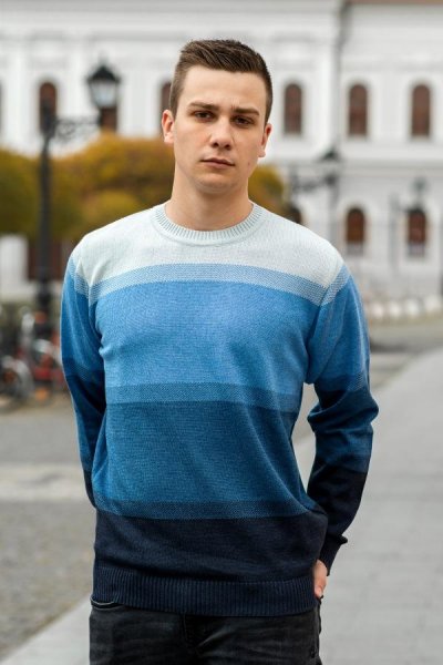 Pánský pulovr Nobel modrý