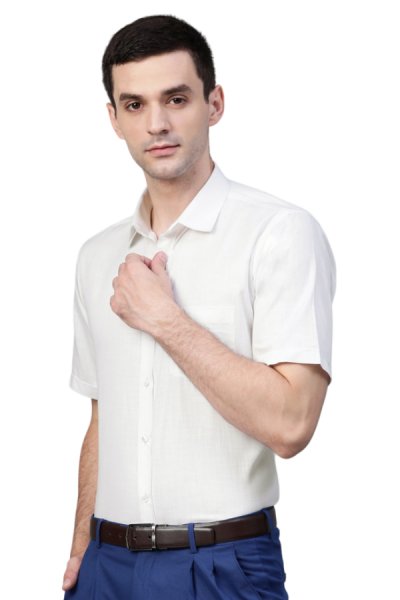 Pánská košile 44551 bílá