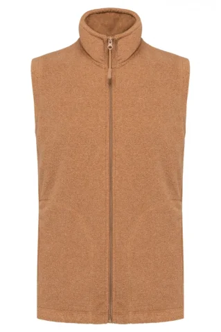 Outdoor mikropolár melegítő mellány 44913 camel