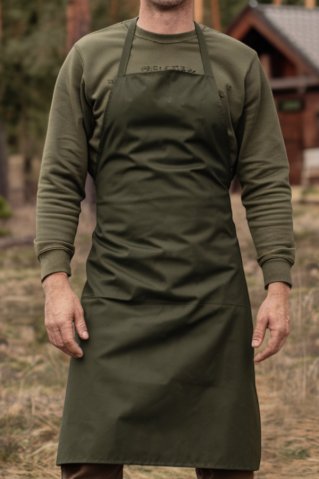 Apron for hunters, anglers, and grill masters – green, Ewident