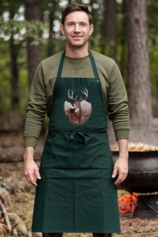 Deer2 hunting apron by Ewident