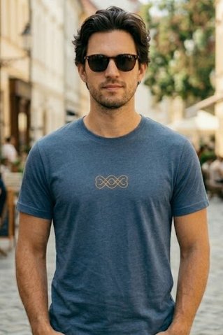 Pánské triko Ohio - denim