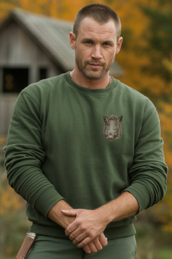 Muška lovačka majica Ewident – Emblem divlje svinje