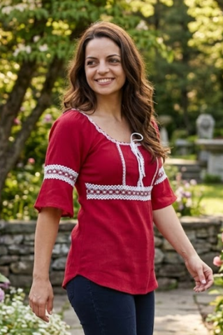 Bluza costum EWT143 visiniu