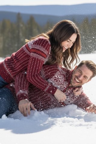 Vlnený pánsky nórsky sveter Libor-Z bordeux