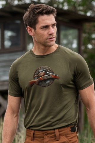 Poľovnícke tričko s motívom bažanta Facanart