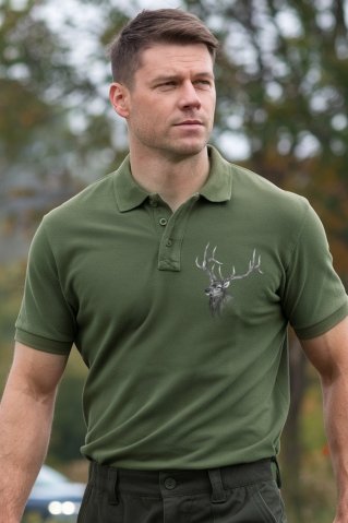 Ewident lovačka polo majica zelena Deerdraw