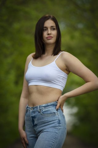 Ženska majica  22157X bela