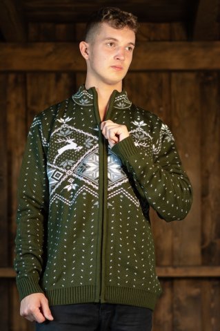 Férfi vadászpulóver Szarvas AZ