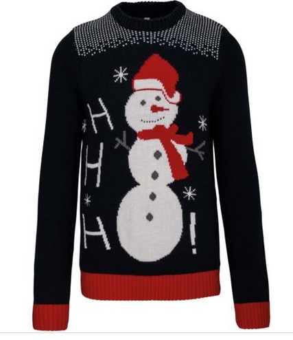 Pleten pulover z božičnim motivom HOHOHO 449994