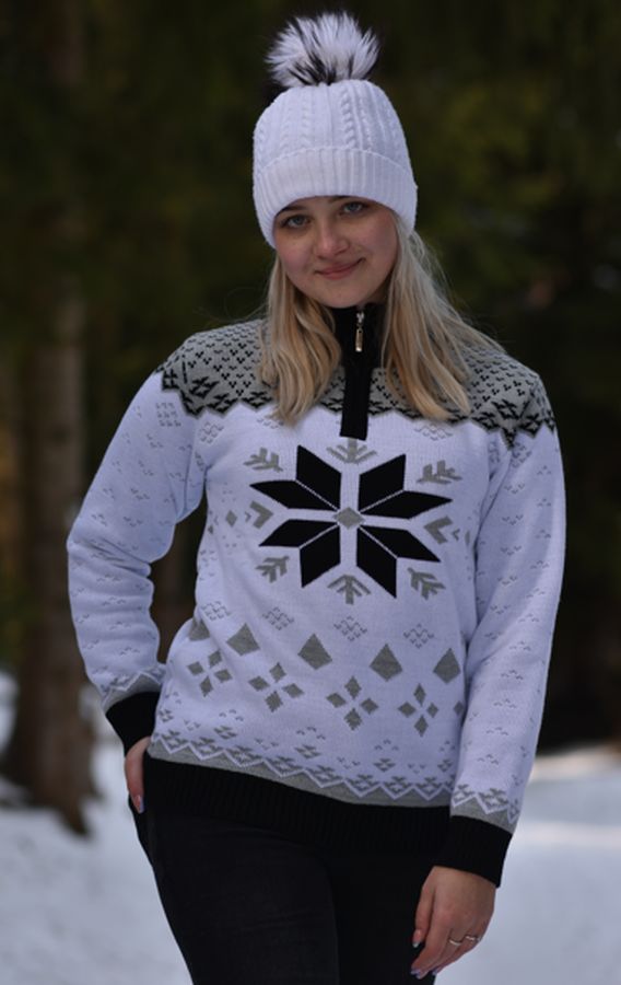 Norveški pulover s trojanskim ovratnikom Gracia-Z