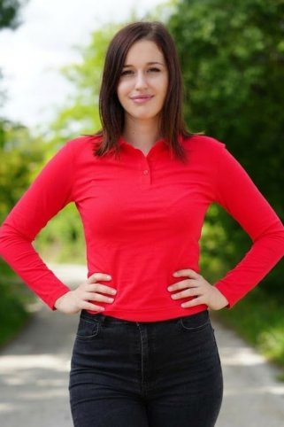 Ženska pamučna polo majica dugih rukava Ewident