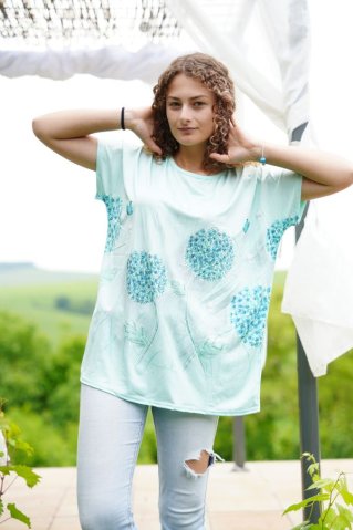 Bluză din bumbac JVP3017