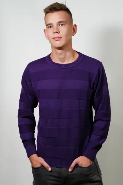 Elegantní pulovr Milo fialová