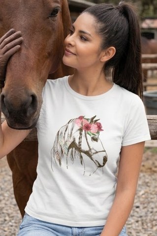 Ženska majica Cutepferd – moderan motiv konja