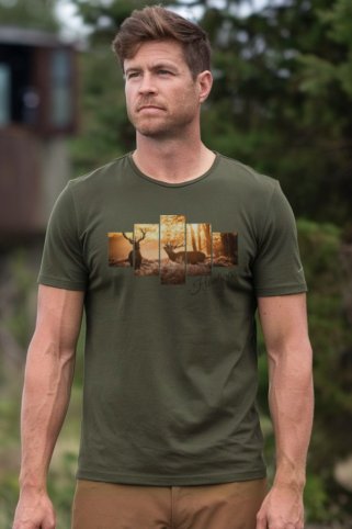 Poľovnícke tričko s obrázkom jeleňa Artcold