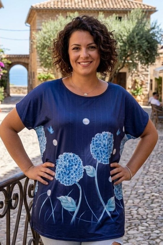 Ženska elegantna  bluza JVP3017 – prozračan ljetni materijal