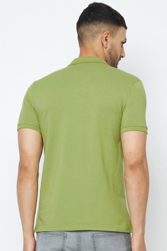 Muška zelena polo majica 44254