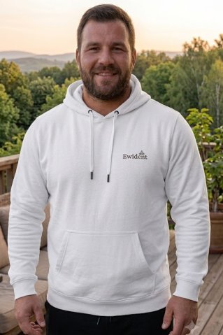 Pánska oversize mikina s kapucňou 2218500 biela
