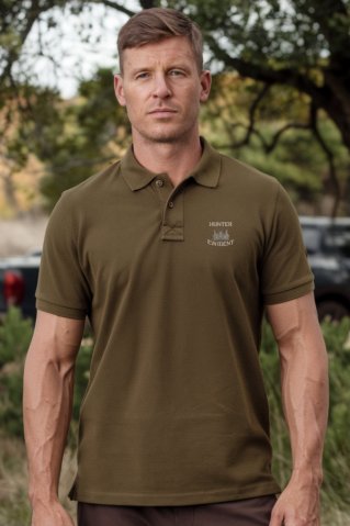 Huntpol koszulka polo zielona