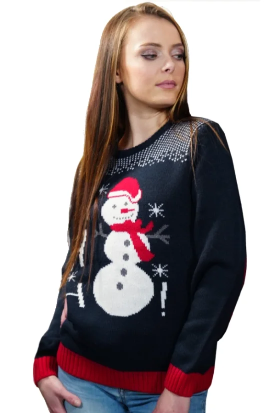 Ženski božićni pulover – Snjegović