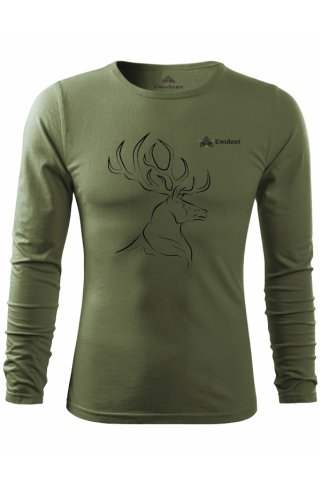 Pánske poľovnícke tričko Deerheadkvet