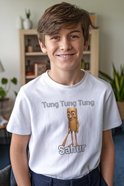 Sahur gyerek fehér póló