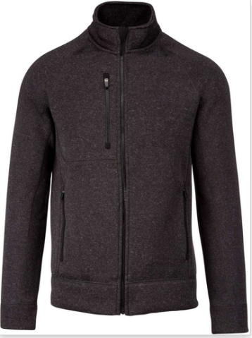 Bundosveter s dlhým zipsom 449106 cierna