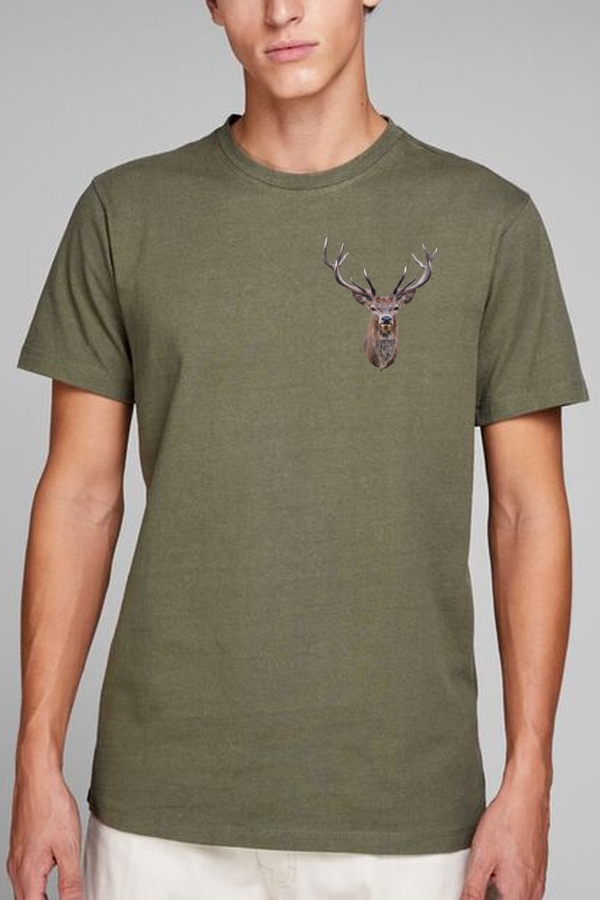 Lovecké tričko Deer4 zelená