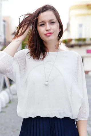 Dámsky elegantný pulóver 3680