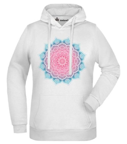 Klasična športno udobna majica s kapuco Mandala 2