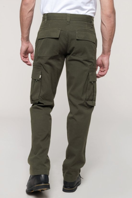 Elegantne hlače 44105 maslinaste