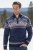 Blauer Winter-Wollpullover mit Norwegermuster – der zuverlässige Begleiter für Skipiste und Stadt