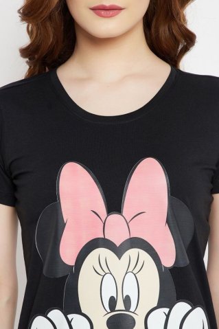 Koszula nocna damska Minnikuk granatowa