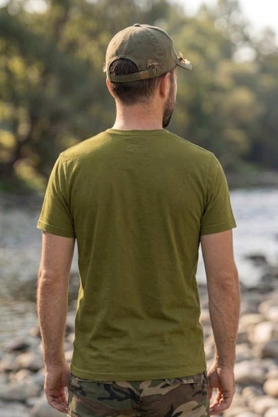 Fish4 ribolovna majica s printom zelena