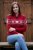 Women’s burgundy Norwegian sweater – Mira