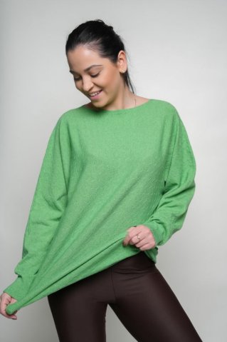 Damenpullover Daisy green