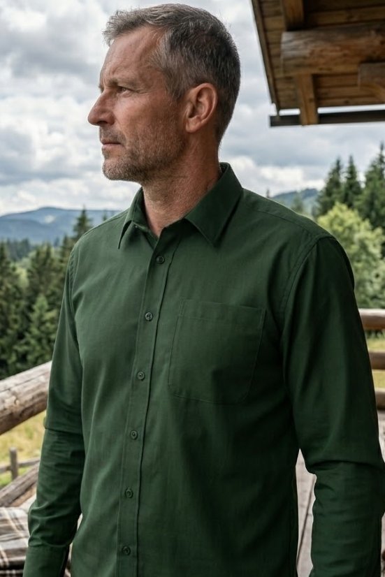 Muška lovačka košulja 44545 zelena