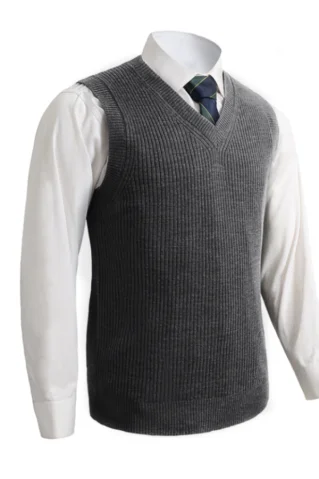 Kötött mellény DIBBER BB grafit