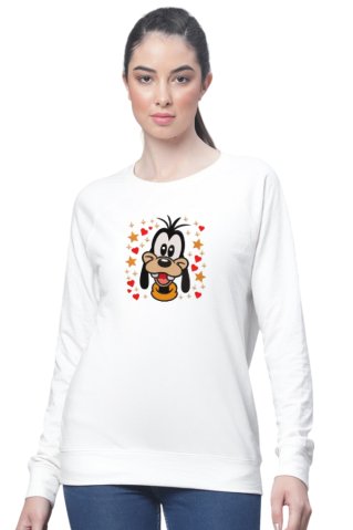 Sweatshirt cu broderie Goofy