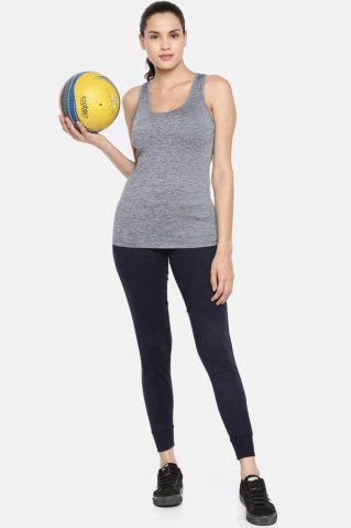 Dolge jogging hlače 90074 modra