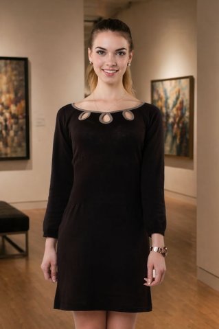 Rochie de dama Luxa maro