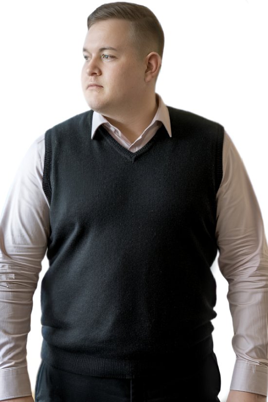 Elegantni crni pleteni prsluk P2037BB – 3XL–6XL