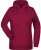 Mikina dámska s kapucňou 88795 bordó