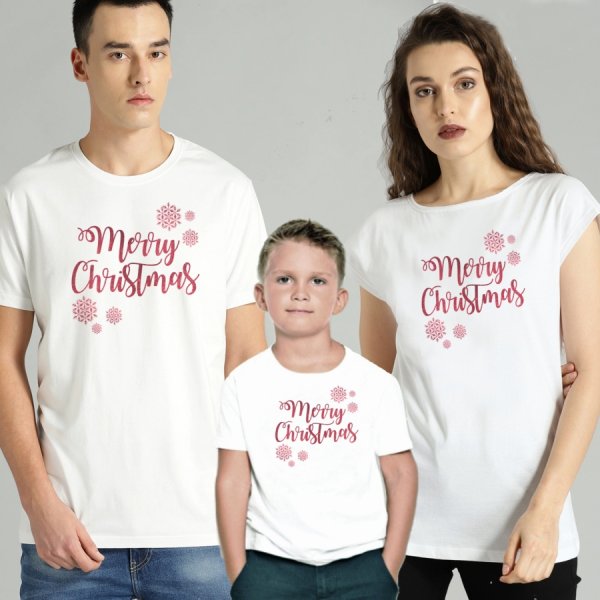 Vianoční tričko Merrychristmasfamily