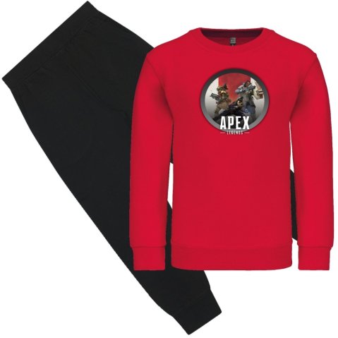 Dětská tepláková souprava Apex červená